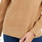 French Connection Women's Orla Flossy Turtleneck Sweater Brown Size Large