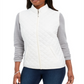 Karen Scott Women's Quilted Puffer Vest Green Size Petite Small