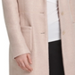 DKNY Women's Foil Boucle Four-Pocket Topper Jacket Pink Size 2