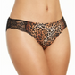 INC International Concepts Women's Intimates Animal Print Everyday Underwear Brown Size Small