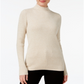 Karen Scott Women's Cotton Mock Neck Sweater Brown Size X-Small