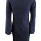 Ralph Lauren Women's Metallic Ponte Dress Blue Size 8 Petite