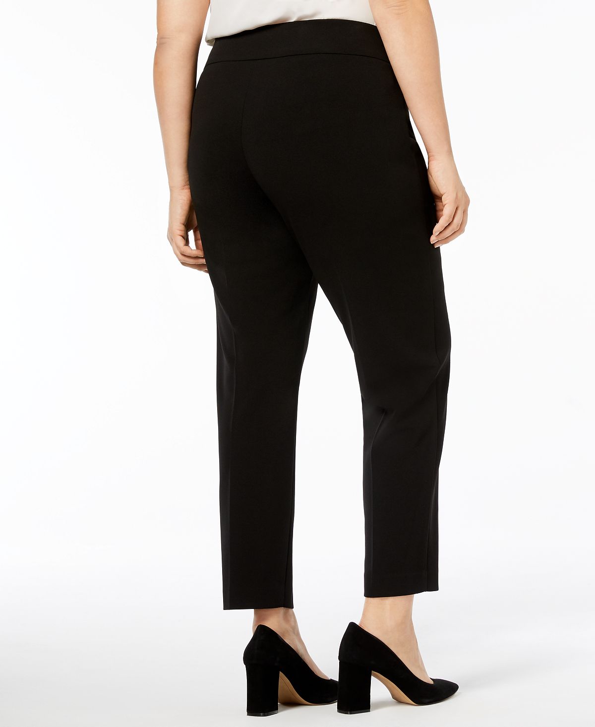 Nine West Women's Pull on Pants Black Size 2X