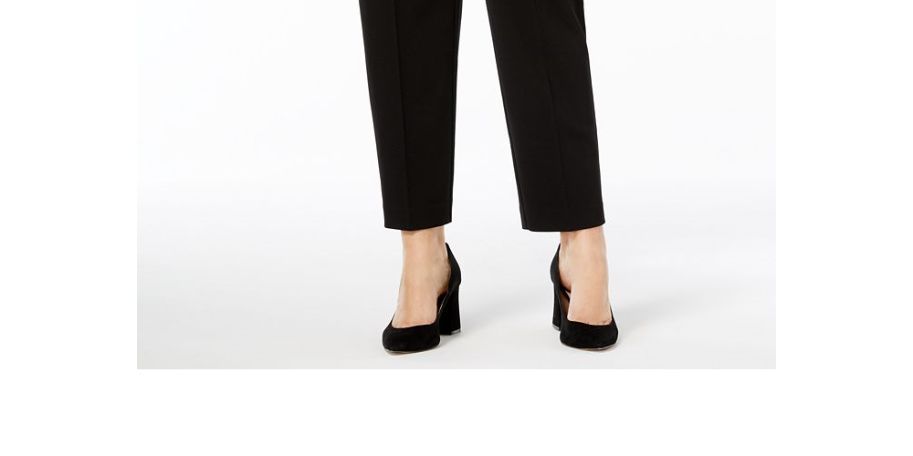 Nine West Women's Pull on Pants Black Size 2X