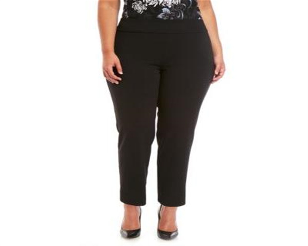 Nine West Women's Pull on Pants Black Size 2X