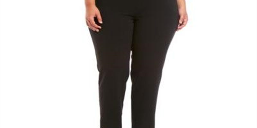 Nine West Women's Pull on Pants Black Size 2X