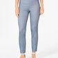 Charter Club Women's Tummy Control Skinny Pants Blue Size 14 Petite