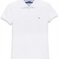 Tommy Hilfiger Women's Heritage Fit Polo Shirt White Size X-Small