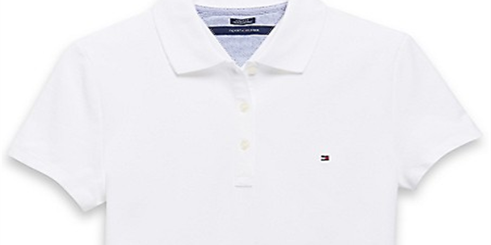 Tommy Hilfiger Women's Heritage Fit Polo Shirt White Size X-Small