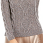 Charter Club Women's Cable Knit Sweater Gray Size Petite XL