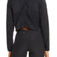Nike Women's Translucent Cropped Running Jacket Black Size X-Small