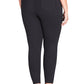 City Chic Women's Utilitarian Skinny Pants Black Size XL