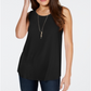 Style & Co Women's Swing Tank Top Black Size Petite M