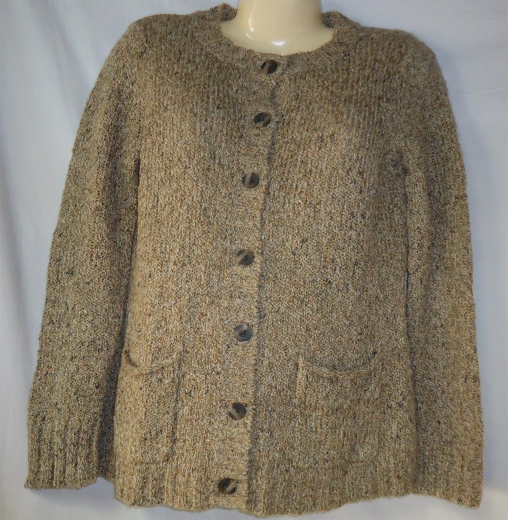 Charter Club Women's Cardigan Sweater Blue Size XL