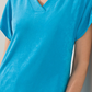 Chico's Women's Wrinkle-Free Travelers Classic Cap Sleeve Top Agate Size S