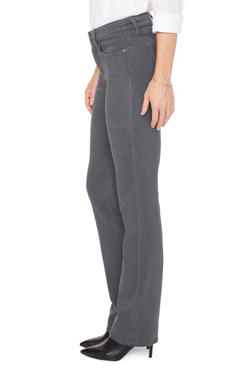 NYDJ Women's Marilyn Straight Jeans Gray Size 4