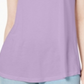 Maison Jules Women's Scoop Neck Tank Purple Size Small