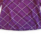 Charter Club Women's Plaid Split Neck Top Purple Size X-Large