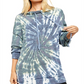 Free People Women's Best Catch Sweatshirt Blue Size -XS