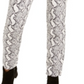 INC International Concepts Women's Snake Print Skinny Jeans Gray Size 0