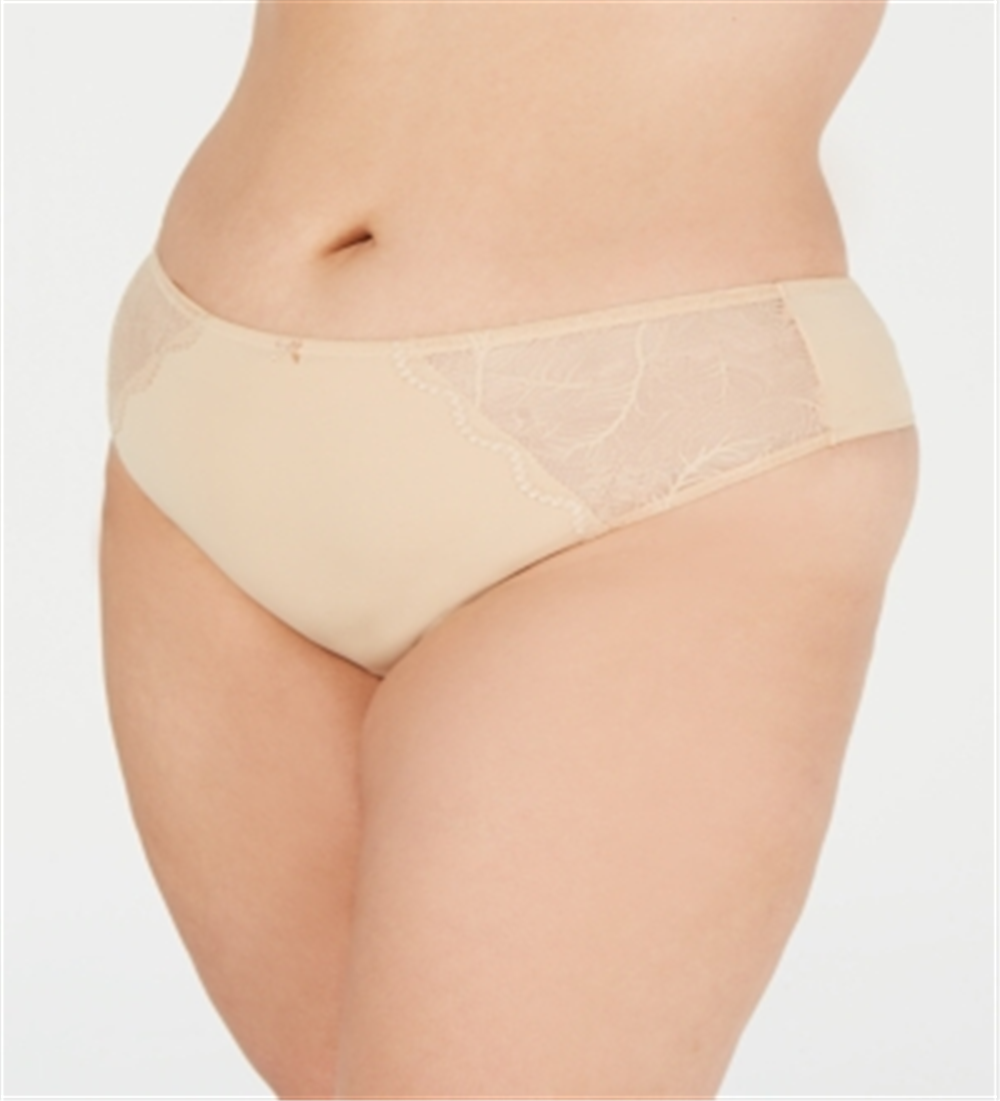 INC International Concepts Women's Trim Solid Everyday Thong Brown Size 3X