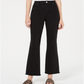 Bar III Women S Marley High-Waist Frayed-Hem Cropped Pants Black Size 14