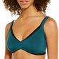 INC International Concepts Women's Colorblocked Triangle Bralette Green Size Large