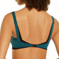 INC International Concepts Women's Colorblocked Triangle Bralette Green Size Large