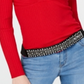 IINC International Concepts Women's Textured Long Sleeve V Neck Top Red Size XX-Large