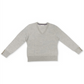 Charter Club Women's V-Neck Button-Sleeve Sweater  Gray Size 2XL