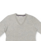 Charter Club Women's V-Neck Button-Sleeve Sweater  Gray Size 2XL