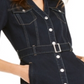 Inc International Concepts Women's Belted Denim Shirtdress Blue Size 12