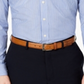 Club Room Men's Classic Regular Fit Stripe Dress Shirt Blue Size 32X33