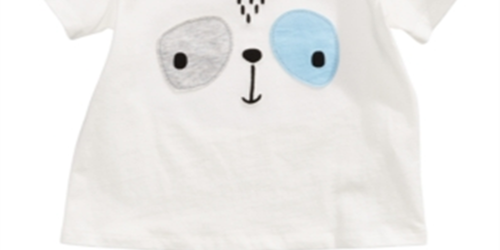 First Impressions Baby Boys Panda-Print Cotton T-Shirt  White Size 3-6 Months