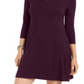 Style & Co Women's Swing Dress Black Size PP
