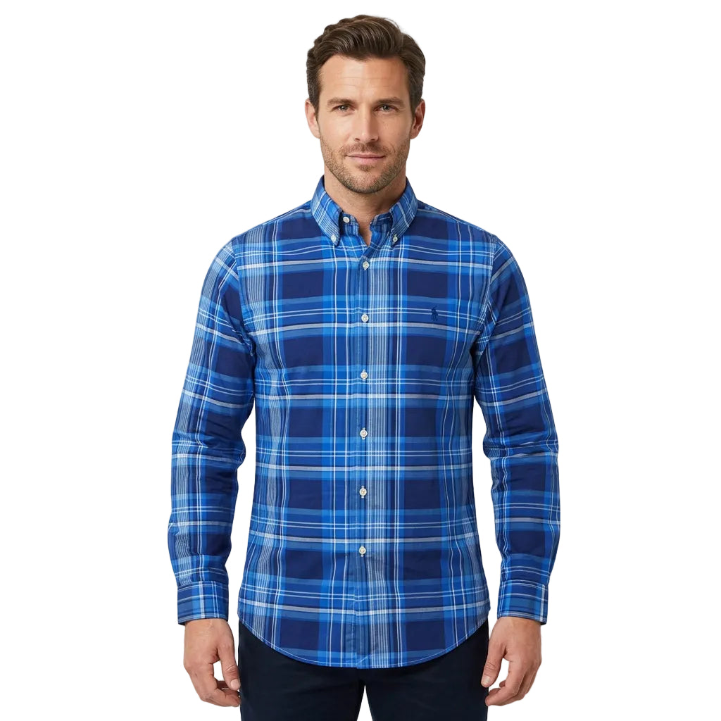 Polo Ralph Lauren Men's Shirt Button Down Oxford Classic Plaid Assorted Size XS