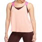 Nike Women's Future Femme Elastika Tank Pink Size XS