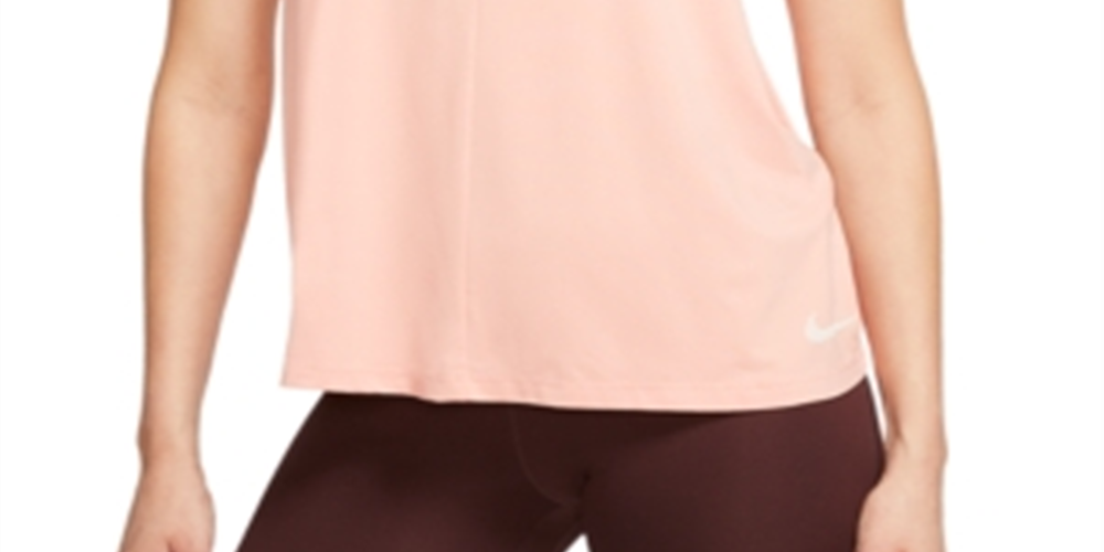 Nike Women's Future Femme Elastika Tank Pink Size XS