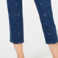 Charter Club Women's Embroidered Tummy-Control Crop Dia Wash Size  4