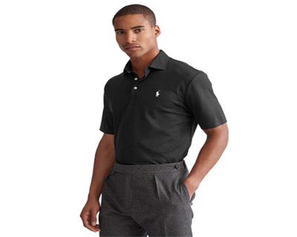 Polo Ralph Lauren Men's Classic Fit Soft Cotton Polo Shirt Black Size Small