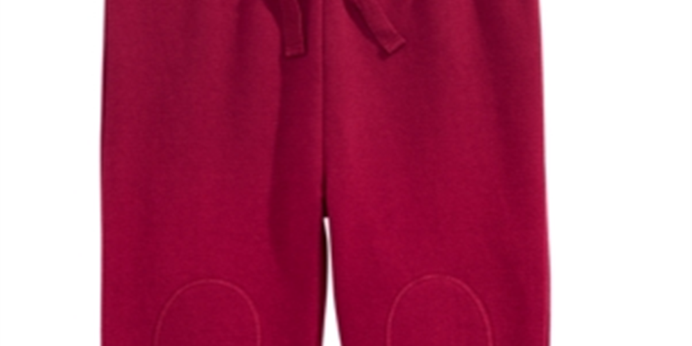 First Impressions Baby Boy's Knee Patch Jogger Pants Red Size 24 MOS