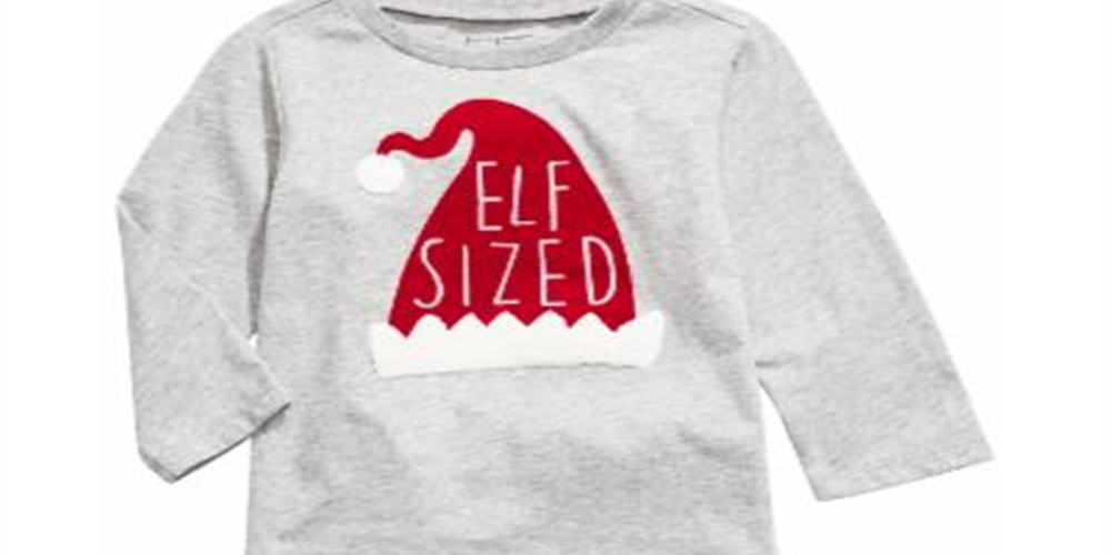 First Impressions Baby Boy's Elf T-Shirt Gray Size 24 MOS
