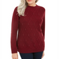 Karen Scott Women's Beaded Cable Mock Neck Sweater Red Size XX-Large