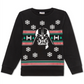Star Wars Big Boy's Darth Vader Holiday Sweatshirt Black Size Small