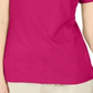 Karen Scott Women's  Lace-up Layered-Look Top  Pink Size XS
