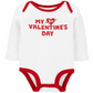 Carter's Baby Boy's & Girl's 1st Valentine's Day Bodysuit White Size 9 MOS