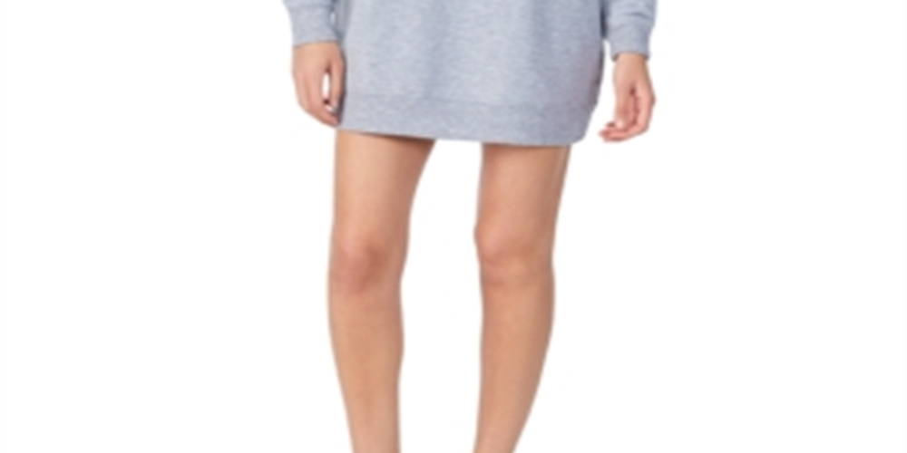 DKNY Women's 1989 Logo Sleep Shirt Gray Size M