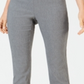 Alfani Women's Tummy Control Pull on Skinny Pants Gray Size 8PS