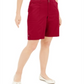 Karen Scott Women's  Petite 10-Inch Shorts  Red Size 16 P