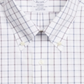 Brooks Brothers Men's Regent Slim Fit Non Iron Check Supima Dress Shirt White Size M
